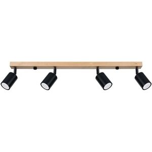 Sollux Verdo Modern Ceiling Spotlight Bar Black - Ceiling Light Sollux Verdo Modern Ceiling Spotlight Bar Black - Ceiling Light