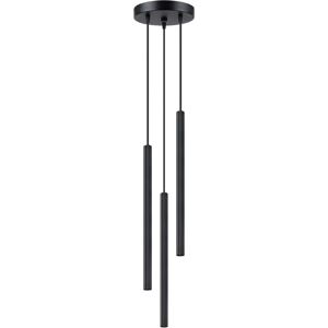 SOLLUX LIGHTING Arche Cluster Pendant Ceiling Light - 3 Lamp Black SOLLUX LIGHTING Arche Cluster Pendant Ceiling Light - 3 Lamp Black