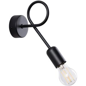 SOLLUX LIGHTING Black Loop Wall Light - Product Type SOLLUX LIGHTING Black Loop Wall Light - Product Type