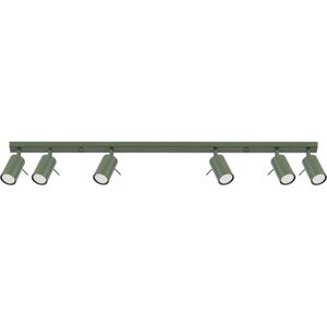 SOLLUX LIGHTING Modern Spotlight Bar 6 Light Olive Green - Lighting SOLLUX LIGHTING Modern Spotlight Bar 6 Light Olive Green - Lighting