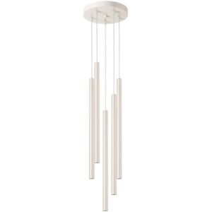 Sollux Lighting Pastelo Modern Cluster Drop Pendant Lamp - 5 Light Beige Sollux Lighting Pastelo Modern Cluster Drop Pendant Lamp - 5 Light Beige