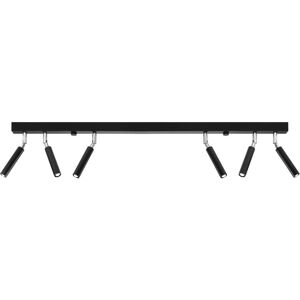 Sollux EYETECH Ceiling Light - Modern Steel Black G9 - 6 Lights Sollux EYETECH Ceiling Light - Modern Steel Black G9 - 6 Lights