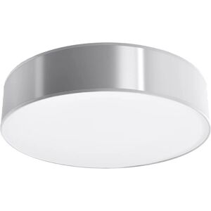 Sollux Lighting Arena Cylindrical Flush Light Grey - Ceiling Lamp Sollux Lighting Arena Cylindrical Flush Light Grey - Ceiling Lamp
