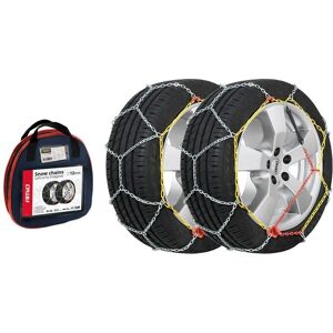 AMiO Cadenas para nieve - KN-90, 12mm, para neumáticos 14-18 pulgadas - Cadenas de nieve AMiO Cadenas para nieve - KN-90, 12mm, para neumáticos 14-18 pulgadas - Cadenas de nieve