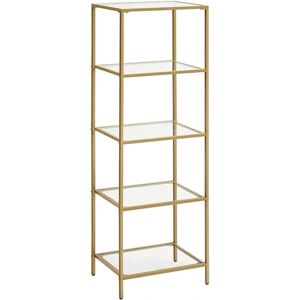 Estantería OSKAR de Vidrio y Acero - Mueble Moderno Estantería OSKAR de Vidrio y Acero - Mueble Moderno
