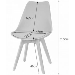 Silla Oscara MARK Gris Oscuro - Silla Silla Oscara MARK Gris Oscuro - Silla