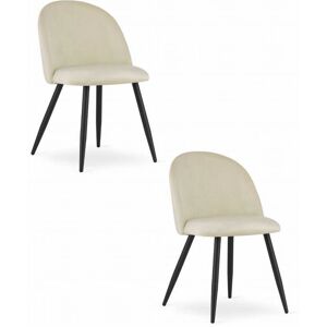 Viking Choice Silla de Terciopelo - Juego de 2 - 76,5 cm de altura - Carga máxima 120 kg - Silla Viking Choice Silla de Terciopelo - Juego de 2 - 76,5 cm de altura - Carga máxima 120 kg - Silla