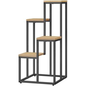 Viking Choice Stojan na rostliny - dub/černá - 34x34x71 cm - vlastní montáž Viking Choice Stojan na rostliny - dub/černá - 34x34x71 cm - vlastní montáž