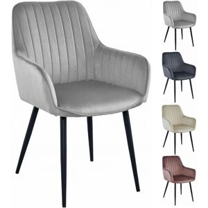 Silla de comedor Viking Choice Sosa - Tapizado en terciopelo Silla de comedor Viking Choice Sosa - Tapizado en terciopelo
