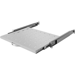 Szara wysuwana półka Stalflex Rsr19-1U-350G - Wysuwana półka Szara wysuwana półka Stalflex Rsr19-1U-350G - Wysuwana półka
