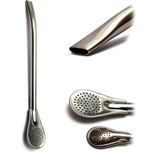 Bio Mate Rvs 19cm Bombilla - Groen - Yerba Mate Accessoire Bio Mate Rvs 19cm Bombilla - Groen - Yerba Mate Accessoire