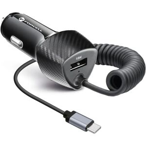 Forcell Černý Carbon 38W Autonabíječka - Autonabíječka Forcell Černý Carbon 38W Autonabíječka - Autonabíječka
