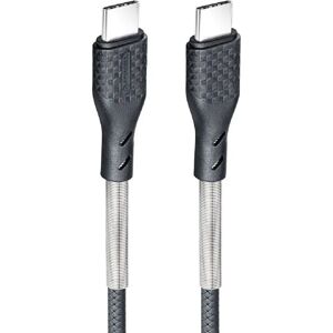 Kabel USB-C - USB-C od Forcell Carbon - 1m - 60W Kabel USB-C - USB-C od Forcell Carbon - 1m - 60W