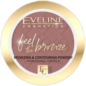 Eveline Cosmetics Feel The Bronze - Poudre Bronzer - Gâteau au Chocolat - Effet Contouring et Soleil - Publicité Eveline Cosmetics Feel The Bronze - Poudre Bronzer - Gâteau au Chocolat - Effet Contouring et Soleil - Publicité