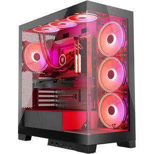 Obudowa komputerowa Modecom Volcano APEX ARGB MIDI - Czarna - Obsługuje Micro ATX, Mini ITX Obudowa komputerowa Modecom Volcano APEX ARGB MIDI - Czarna - Obsługuje Micro ATX, Mini ITX