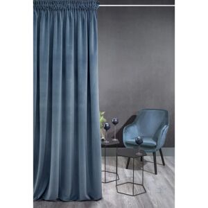 Eurofirany Modell 368076 Samtvorhang - Dunkelblau - Vorhang Eurofirany Modell 368076 Samtvorhang - Dunkelblau - Vorhang