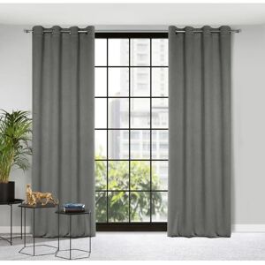 Eurofirany Unisex Drape 387005 - Gray - Curtain Eurofirany Unisex Drape 387005 - Gray - Curtain