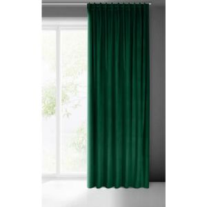Eurofirany Green Velvet Curtain - Unisex Drape 140x300 cm Eurofirany Green Velvet Curtain - Unisex Drape 140x300 cm