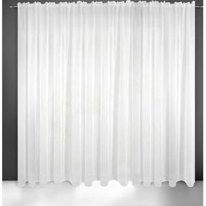 EUROFIRANY Lucy Transparent Voile Curtain - 400x300cm - White EUROFIRANY Lucy Transparent Voile Curtain - 400x300cm - White
