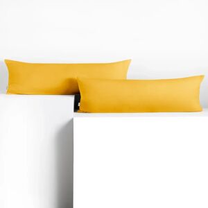 DecoKing Amber Yellow 40x145 Decorative Pillow Cover DecoKing Amber Yellow 40x145 Decorative Pillow Cover