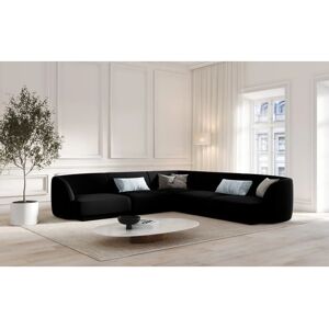 Micadoni Home Canapea de Colț din Velur 5 Locuri Reversibilă - Reversible Corner Sofa Micadoni Home Canapea de Colț din Velur 5 Locuri Reversibilă - Reversible Corner Sofa