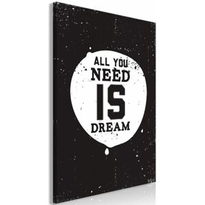 ARTGEIST - All You Need Is Dream - 60x90 cm - Wall Art - Publicité ARTGEIST - All You Need Is Dream - 60x90 cm - Wall Art - Publicité