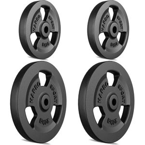 Set di piastre in ghisa Tri-Grip ø31 mm 30 kg Set di piastre in ghisa Tri-Grip ø31 mm 30 kg