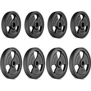 Sada gumových litinových kotoučů - 30kg Sada gumových litinových kotoučů - 30kg