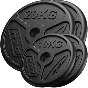 Set di Pesi Olimpici Marbo Sport - 60kg, 2x20kg+2x10kg - Piastre in Ghisa Durevoli Set di Pesi Olimpici Marbo Sport - 60kg, 2x20kg+2x10kg - Piastre in Ghisa Durevoli