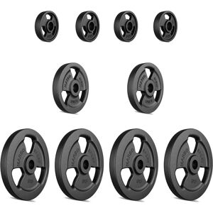 Set de Greutăți din Fontă de Înaltă Calitate - 29kg - Tri-Grip ø31mm Set de Greutăți din Fontă de Înaltă Calitate - 29kg - Tri-Grip ø31mm