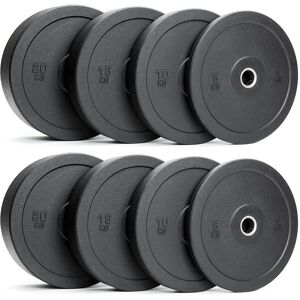 Set de Plăci de Greutate Marbo Sport - 100kg Plăci Bumper din Cauciuc Set de Plăci de Greutate Marbo Sport - 100kg Plăci Bumper din Cauciuc