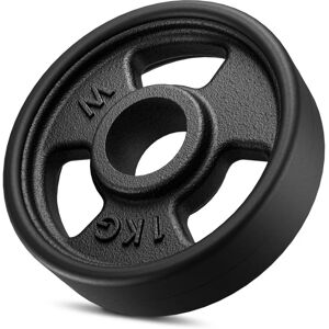 Disque de poids en fonte Marbo Sport - 1kg, ø31mm - Noir Disque de poids en fonte Marbo Sport - 1kg, ø31mm - Noir