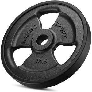 Marbo Sport Plaque de poids - Poignées ergonomiques, Revêtement en caoutchouc, Trou précis Marbo Sport Plaque de poids - Poignées ergonomiques, Revêtement en caoutchouc, Trou précis