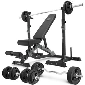 Panca doppia Marbo Sport con supporti multi-livello - 113kg set Panca doppia Marbo Sport con supporti multi-livello - 113kg set