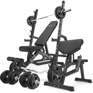 Set Marbo Sport MS6 - Panca regolabile e attrezzature da palestra - 113kg Set Marbo Sport MS6 - Panca regolabile e attrezzature da palestra - 113kg