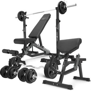 Set Marbo Sport MS33 2.0 - Banc dublu reglabil și greutăți Set Marbo Sport MS33 2.0 - Banc dublu reglabil și greutăți