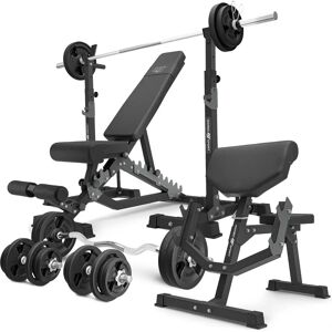 Marbo Sport Set MS33 2.0 113kg - Verstellbare Bank & Gewichte Marbo Sport Set MS33 2.0 113kg - Verstellbare Bank & Gewichte