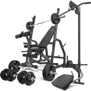 Marbo Sport Verstellbares Fitness-Set - Modell MS36 2.0 113kg - Mehrzweck Trainingsstation Marbo Sport Verstellbares Fitness-Set - Modell MS36 2.0 113kg - Mehrzweck Trainingsstation