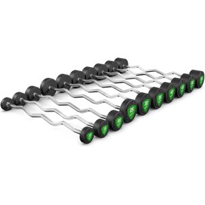 Ensemble de barres de musculation UpForm - Polyuréthane, 10-55kg, capacité 325kg - Publicité Ensemble de barres de musculation UpForm - Polyuréthane, 10-55kg, capacité 325kg - Publicité