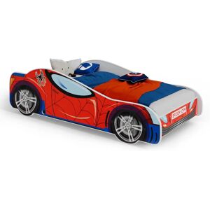 Kobi Børneseng - Spiderman bil seng - 160x80 cm - med madras Kobi Børneseng - Spiderman bil seng - 160x80 cm - med madras