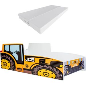 Lit Enfant Tracteur Jaune Kobi - Modèle FARMIL - Lit avec Matelas - Publicité Lit Enfant Tracteur Jaune Kobi - Modèle FARMIL - Lit avec Matelas - Publicité