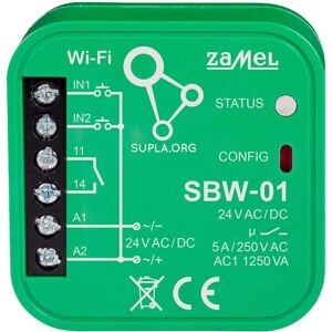 Contrôleur de Porte Wi-Fi Zamel SBW-01 - 1 Canal, Bidirectionnel - Publicité Contrôleur de Porte Wi-Fi Zamel SBW-01 - 1 Canal, Bidirectionnel - Publicité