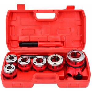 Kit de roscado de tuberías Awtools - Duradero, Estuche compacto, 6 tamaños Kit de roscado de tuberías Awtools - Duradero, Estuche compacto, 6 tamaños