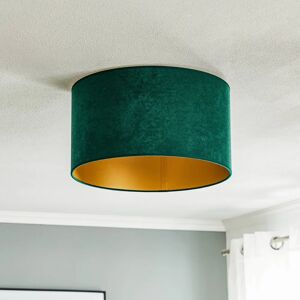 Euluna Dark Green/Gold Velvet Ceiling Light - Ceiling Lamp Euluna Dark Green/Gold Velvet Ceiling Light - Ceiling Lamp