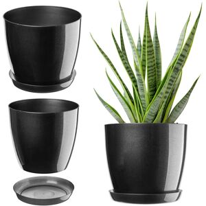 KADAX Graphite Flower Pot with Stand - Flower Pot KADAX Graphite Flower Pot with Stand - Flower Pot