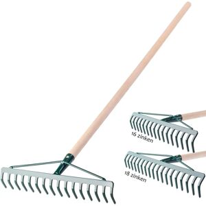KADAX Leaf Rake Metal Grass 16-Tines 137cm - Leaf Rake KADAX Leaf Rake Metal Grass 16-Tines 137cm - Leaf Rake