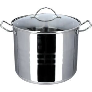 Olla de Acero con Tapa Inducción Bigos 26cm 11 l Olla de Acero con Tapa Inducción Bigos 26cm 11 l