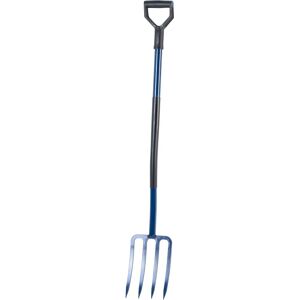 Fourche de jardin KADAX - 4 dents, 130cm, Métal, Manche ergonomique - Outil de jardin - Publicité Fourche de jardin KADAX - 4 dents, 130cm, Métal, Manche ergonomique - Outil de jardin - Publicité