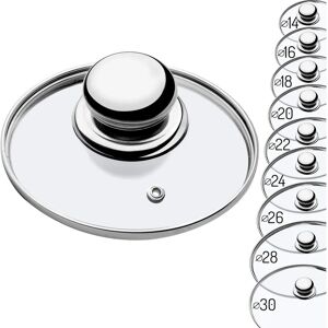 KADAX Heat-resistant glass lid for pan pot 14cm - Lid KADAX Heat-resistant glass lid for pan pot 14cm - Lid