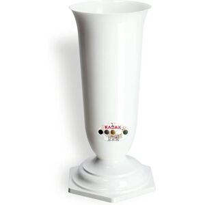 KADAX White Vase Bottle for Cemetery - 37cm Artificial Flowers Tombstone KADAX White Vase Bottle for Cemetery - 37cm Artificial Flowers Tombstone